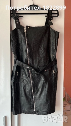 Детски официален кожен сукман рокля  GUESS 9/10 г