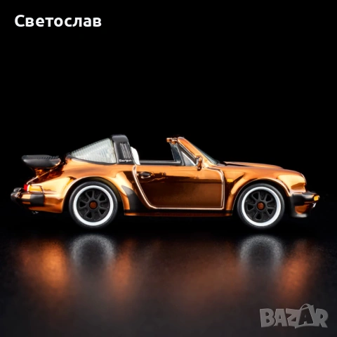 Hot Wheels RLC Exclusive 1988 Porsche 911 Targa Turbo With CHASE Version, снимка 6 - Колекции - 54812599