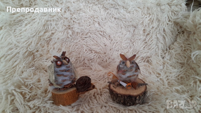 горски приятели: Семейство Бухали и Врабче, снимка 7 - Декорация за дома - 54057567