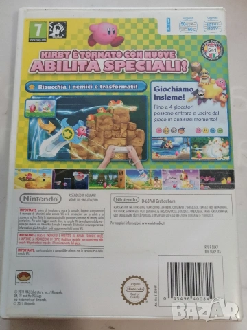 Игра за Nintendo Wii Kitby's adventure Wii, снимка 3 - Nintendo конзоли - 54013774