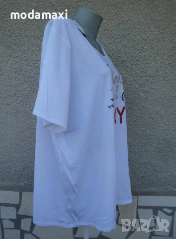 3XL и 4XL Нова  блуза Belle Curve , снимка 4 - Тениски - 55105195