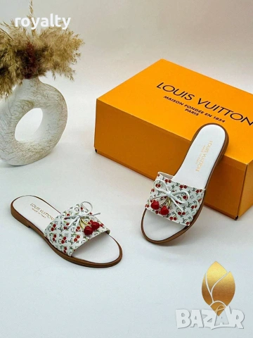Louis Vuitton Нови Дамски Чехли Различни Цветове Луи Витон , снимка 7 - Чехли - 55093993