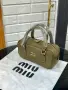 Miu Miu Нова Дамска Кожена Чанта Миу Миу Различни Цветове , снимка 12
