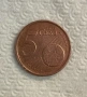 5 евроцента монета от Ирландия 2016 брак при сеченето. Euro cent, снимка 1