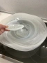 Голямо плато от алабастрово стъкло, снимка 2