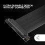 Чисто нов Удължителен Кабел за Вертикален Монтаж на Видеокарта Mars Gaming MCA-PCIE40 Riser Cable PC, снимка 3