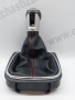 Топка с кожа скоростен лост VW GOLF 5/6   , снимка 2