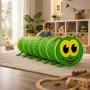 Детски тунел Гъсеница 178x48 см – Сгъваема палатка за пълзене и игра , снимка 3
