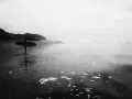 Закачалка за дрехи над врата металическа черна 8K1A, снимка 1