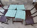 Маса и столове дървени сгъваеми , снимка 5