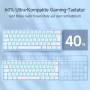 ЧИСТО НОВА Механична Геймърска Клавиатура TMKB T61SE (60% Layout) – Пълен Комплект, снимка 2
