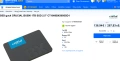 1TB SSD диск CRUCIAL BX500 ЧИСТО НОВ 1000GB SSD 2.5 CT1000BX500SSD1 disk laptop computer, снимка 6