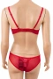Дамски сутиен Hunkemöller - 85C в червен цвят с дантела, снимка 5