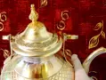 Бронзов чайник Слънце,1.1 кг.,2.8 литра. , снимка 6