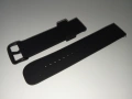 Черна силиконова каишка за мъжки смарт часовник Garmin 20mm, снимка 1