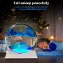 Смарт LED нощна пясъчна лампа с 360° въртящ се пясък, Bluetooth музика и дистанционно управление, снимка 7