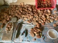 шлайфани камъни събирани от реката теракота, снимка 3