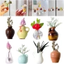 Магнитни мини вазички за хладилник „Mini Fridge Vases“ – комплект декоративни магнити, снимка 4