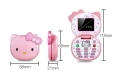 Hello Kitty Розов Телефон за Момиче, Камера, Подарък, с локация, детски телефон с капаче, за дете, снимка 9