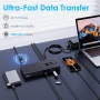 WAVLINK 15-в-1 USB-C Docking Station – Triple Display, 100W PD, HDMI/DP, снимка 7
