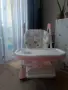 Столче за хранене Chipolino Бамбино (цвят Розова вода)., снимка 2