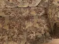 Триместен текстилен диван с функция за сън, снимка 8