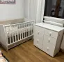 Дървена кошарка със детски скрин, снимка 2