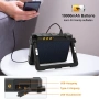 Соларна LED лампа за къмпинг, строителна, 10 W LED, 4 режима, USB зареждане, снимка 8