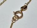 Златна Детска Гривна с плочка 1,266 грама 14K(проба 585) , снимка 10