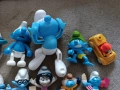 Огромна колекция смърфовете The Smurf, фигурки смърфчета Kinder, стики, снимка 3