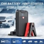 6000A Стартер Jumpstarter, Джъмпстартер за автомобил 12V с LED фенер, USB изход, снимка 4