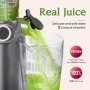 Нова Бавнооборотна сокоизстисквачка Anybear Cold Press Juicer – голям отвор (4.3"), Сребриста  , снимка 5