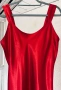 Червена сатенена рокля slip dress Body Zone (KappAhl), размер M, снимка 2