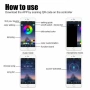 RGB LED лента 10м с USB, Bluetooth и музикален сензор – за телевизор и интериорно осветление 10129, снимка 14