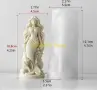 3D Права голяма Русалка силиконов молд форма фондан шоколад гипс свещи смола декор, снимка 1