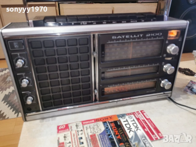 GRUNDIG SATELLIT 2100-MADE IN GERMANY-ВНОС SWISS 0706260845L4, снимка 14 - Радиокасетофони, транзистори - 54805786