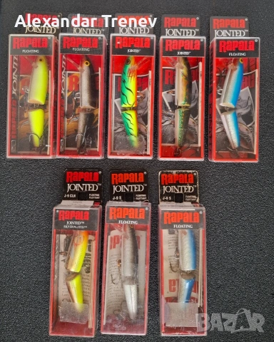 Воблери Rapala Jointed, снимка 4 - Такъми - 54662780