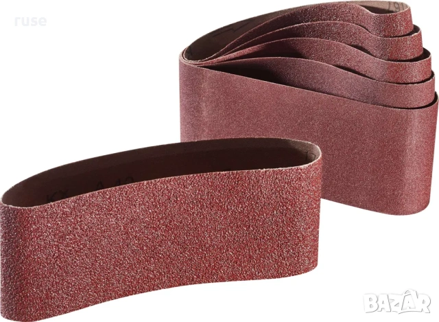 НОВИ! Комплект шкурка за лентов щлайф 6броя 75x457мм Parkside , снимка 3 - Шлайфмашини - 53988447