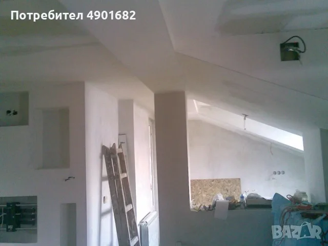 Монтаж на гипсокартон-преградни стени, предстенни обшивки, тавани, фигури и др., снимка 16 - Други ремонти - 55462897