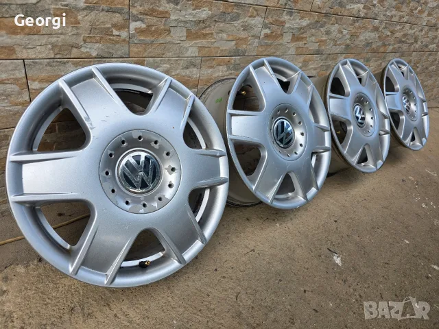 Продавам ОРИГИНАЛНИ джанти 16 ' цола 5x100 VW Bora Golf Audi a3 Leon 6 1/2,J ET42 , снимка 3 - Гуми и джанти - 55365236