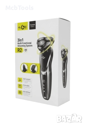 Електрическа самобръсначка USB Rechargeable 3 Head Shaver с три плаващи глави, снимка 2 - Други инструменти - 54625038