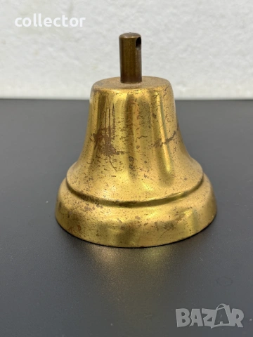 Стара месингова камбана / звънец. №8116, снимка 3 - Антикварни и старинни предмети - 54274219