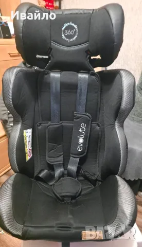 Столче за кола Chipolino - Evolute 360, 0-36 kg, с Isofix, асфалт, снимка 8 - Столчета за кола и колело - 55341375