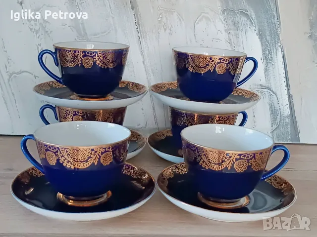 Сервиз за чай/кафе ЛФЗ, снимка 12 - Антикварни и старинни предмети - 55420197