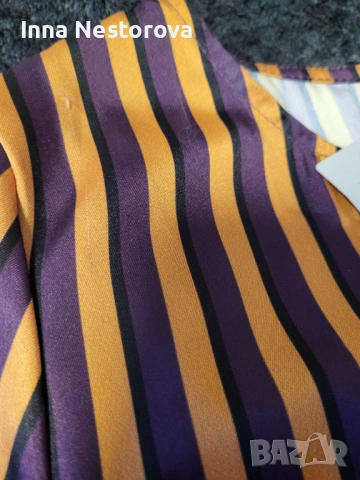 Лятна сатенена рокля М, снимка 3 - Рокли - 54163051