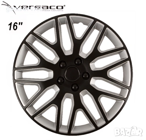 Тасове за джанти 15'' 16'' Versaco Dakar Silver/Black, снимка 2 - Аксесоари и консумативи - 54098629