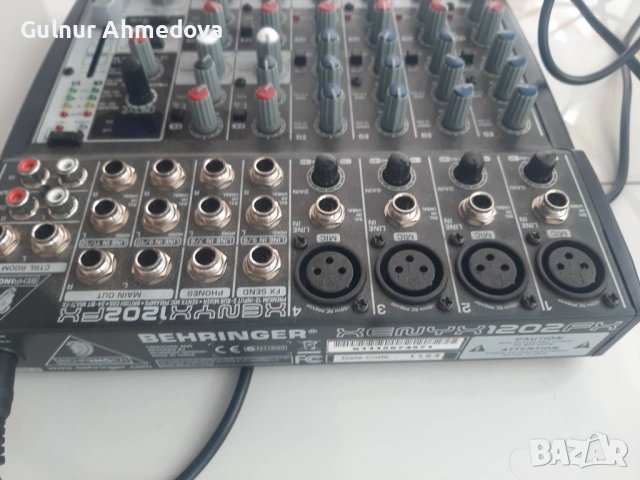 Mixser behringer , снимка 2 - Ресийвъри, усилватели, смесителни пултове - 54187514
