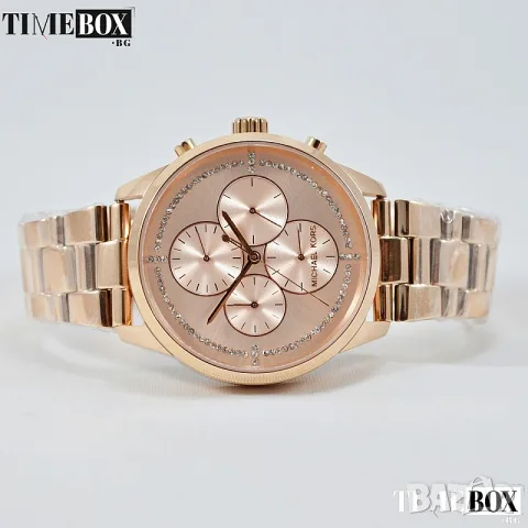 Michael Kors MK6521 Slater Chronograph Rose Gold, снимка 3 - Дамски - 38749903