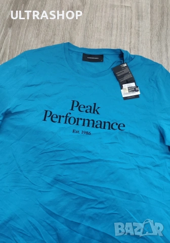 НОВА Мъжка тениска Peak Performance XL size, снимка 6 - Тениски - 54182373