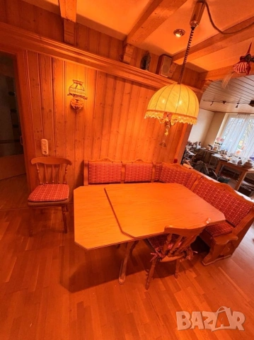 🌲 Масивен кухненски ъгъл в автентичен Шварцвалдски стил 🌲, снимка 6 - Дивани и мека мебел - 53965412